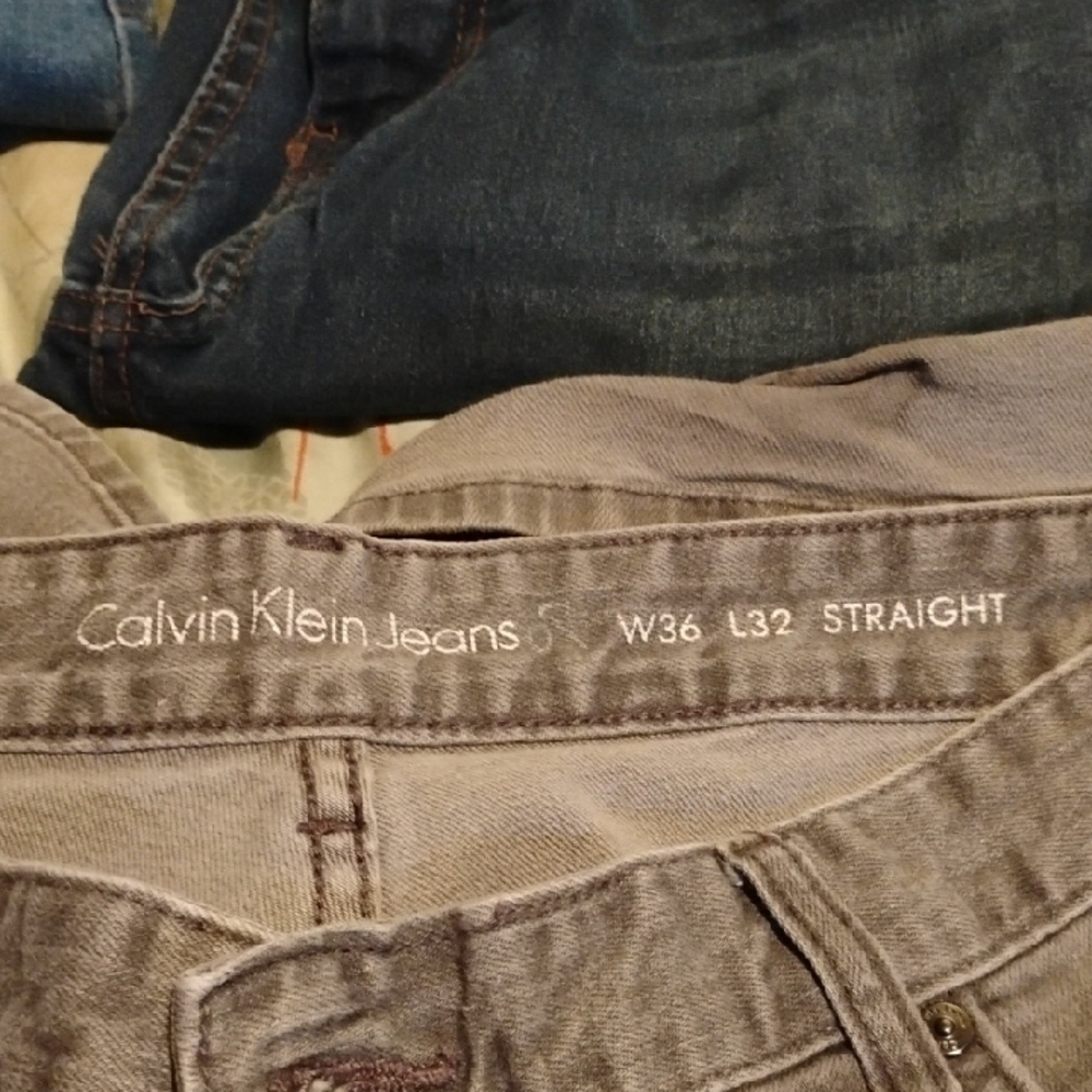 Calvin Klein Men's Gray Jeans